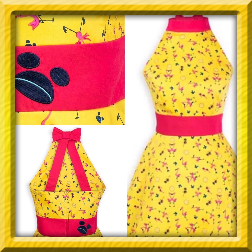 Disney’s The Dress Shop Flock of Flamingos Dress - Picture 1 of 11